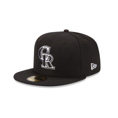 Sapca New Era Colorado Rockies MLB 59FIFTY Fitted - Negrii